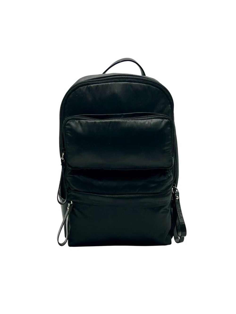 Furla Black Nylon Mini Backpack